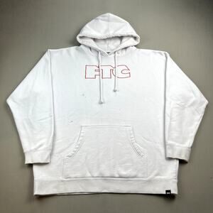 FTC Hoodie Sweatshirt Adult XL White For The City Skateboard San Francisco Logo